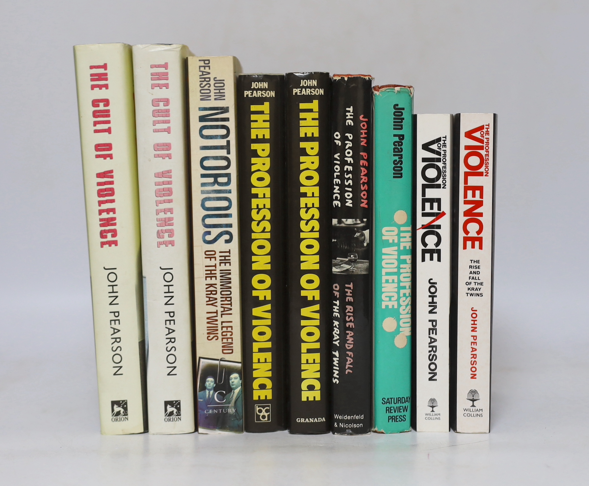 Pearson, John - The Profession of Violence: the rise and fall of the Kray Twins. First Edition.